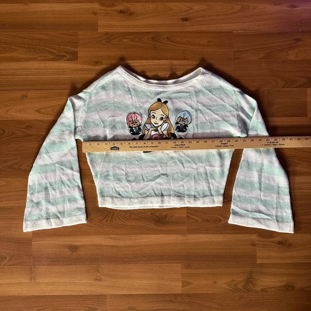 Disney Alice In Wonderland Long Sleeved Knit Sweater - Her Universe